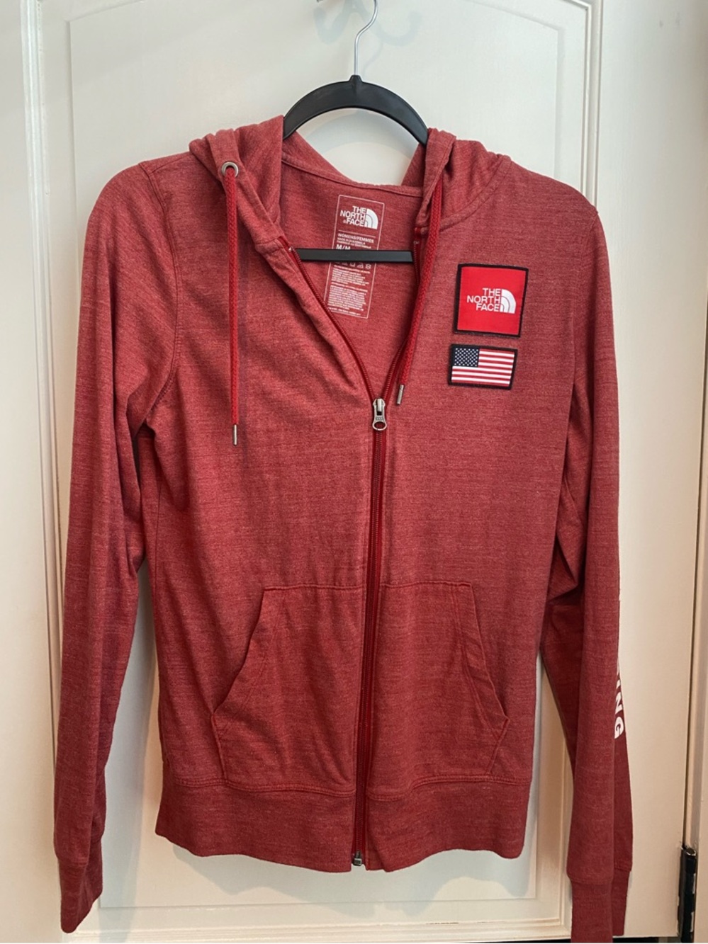 The North Face Americana Tri-Blend Full Zip Hoodie Medium